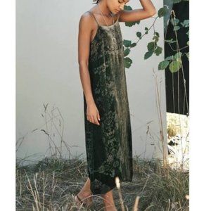 Anthropologie Floreat Velvet Dress